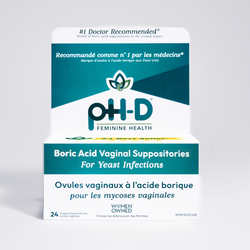 pH-D Boric Acid Vaginal Suppositories